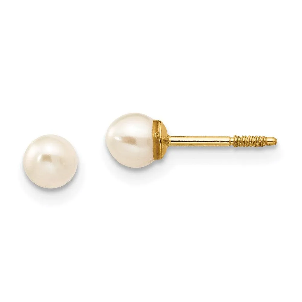 Madi K Kid's 14k  FW Cultured Pearl Earrings