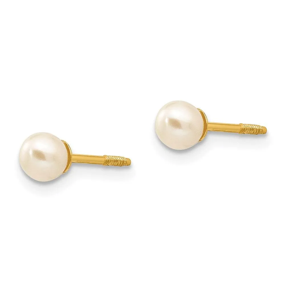 Madi K Kid's 14k  FW Cultured Pearl Earrings