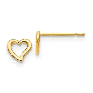 Madi K Kid's 14k   Heart Post Earrings