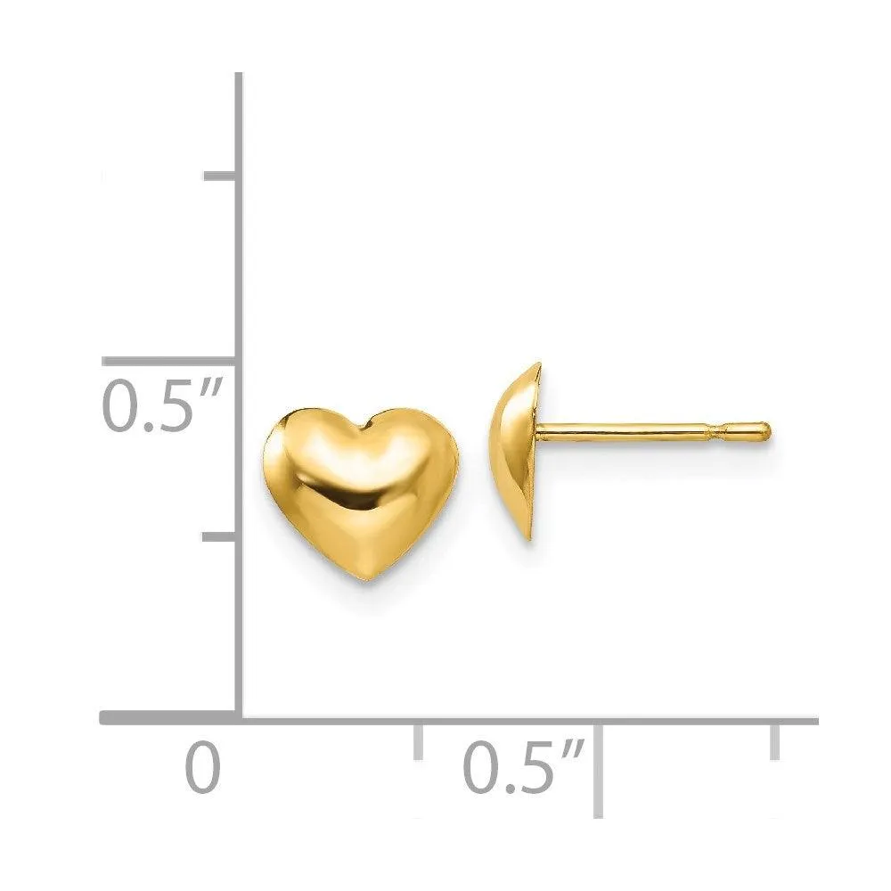 Madi K Kid's 14k   Heart Post Earrings