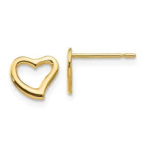 Madi K Kid's 14k   Heart Post Earrings