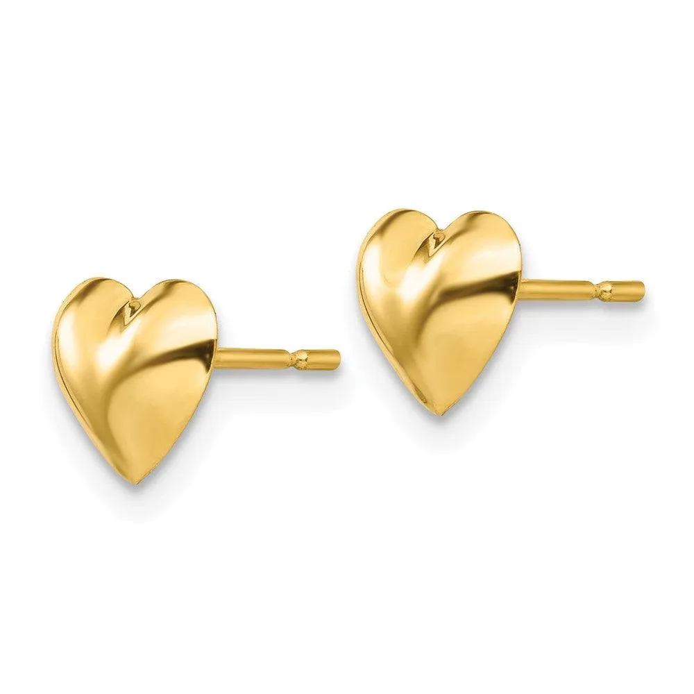 Madi K Kid's 14k   Heart Post Earrings