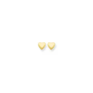 Madi K Kid's 14k  Heart Post Earrings