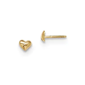 Madi K Kid's 14k  Heart Post Earrings