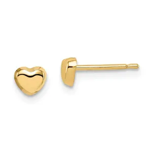 Madi K Kid's 14k  Heart Post Earrings