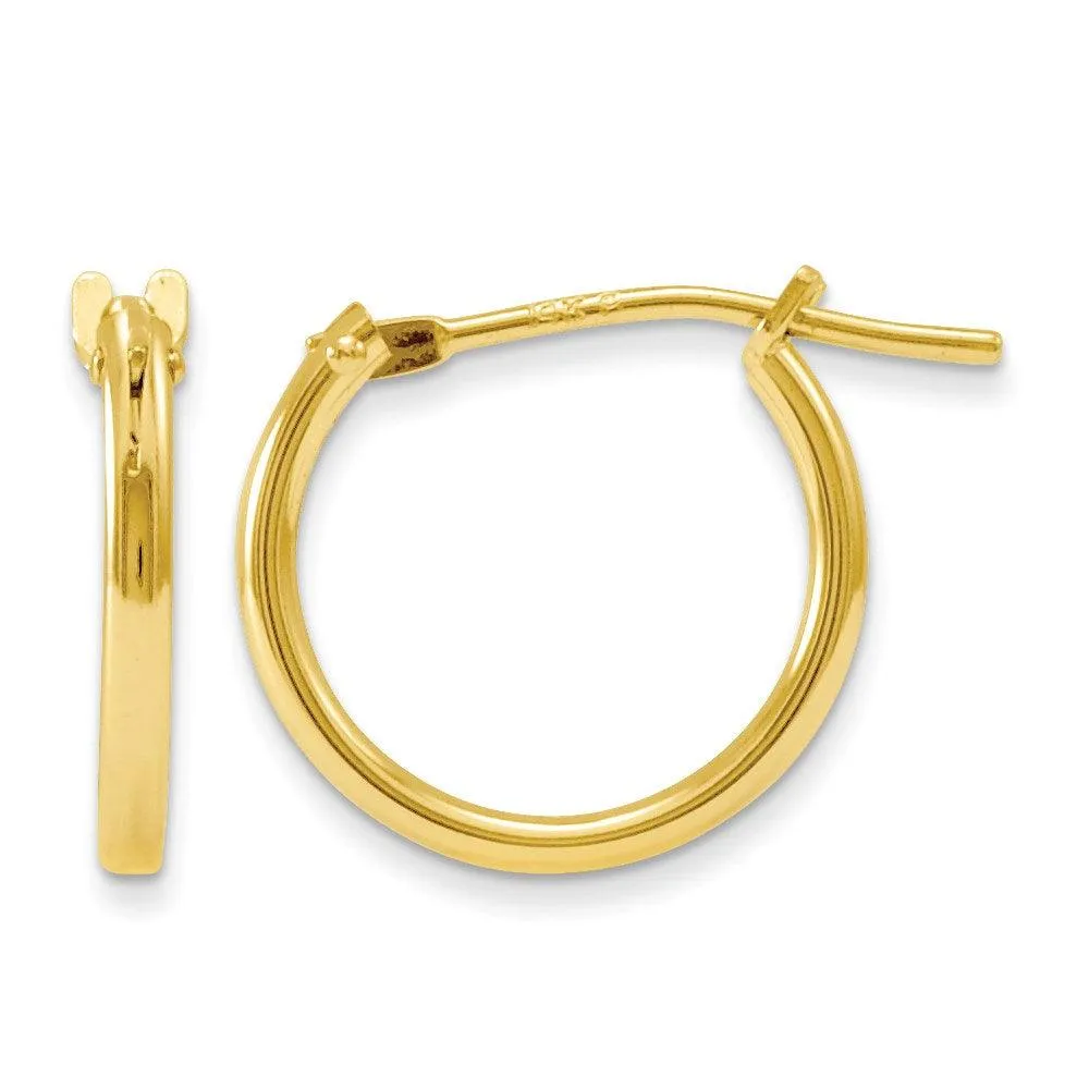 Madi K Kid's 14k  Hoop Earrings