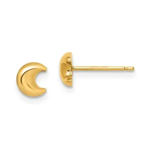Madi K Kid's 14k  Moon Post Earrings