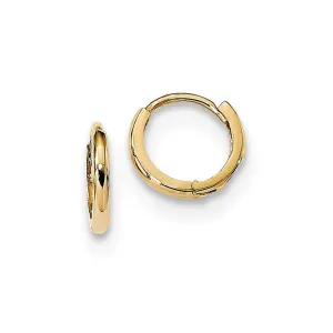 Madi K Kid's 14k  Polished Hinged Hoop Earrings