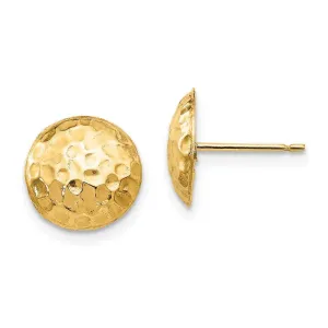 Madi K Kid's 14k  Puffed Round Post Earrings