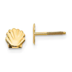 Madi K Kid's 14k  Shell Post Earrings