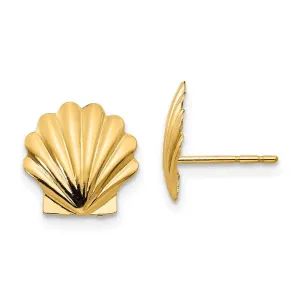 Madi K Kid's 14k  Shell Post Earrings