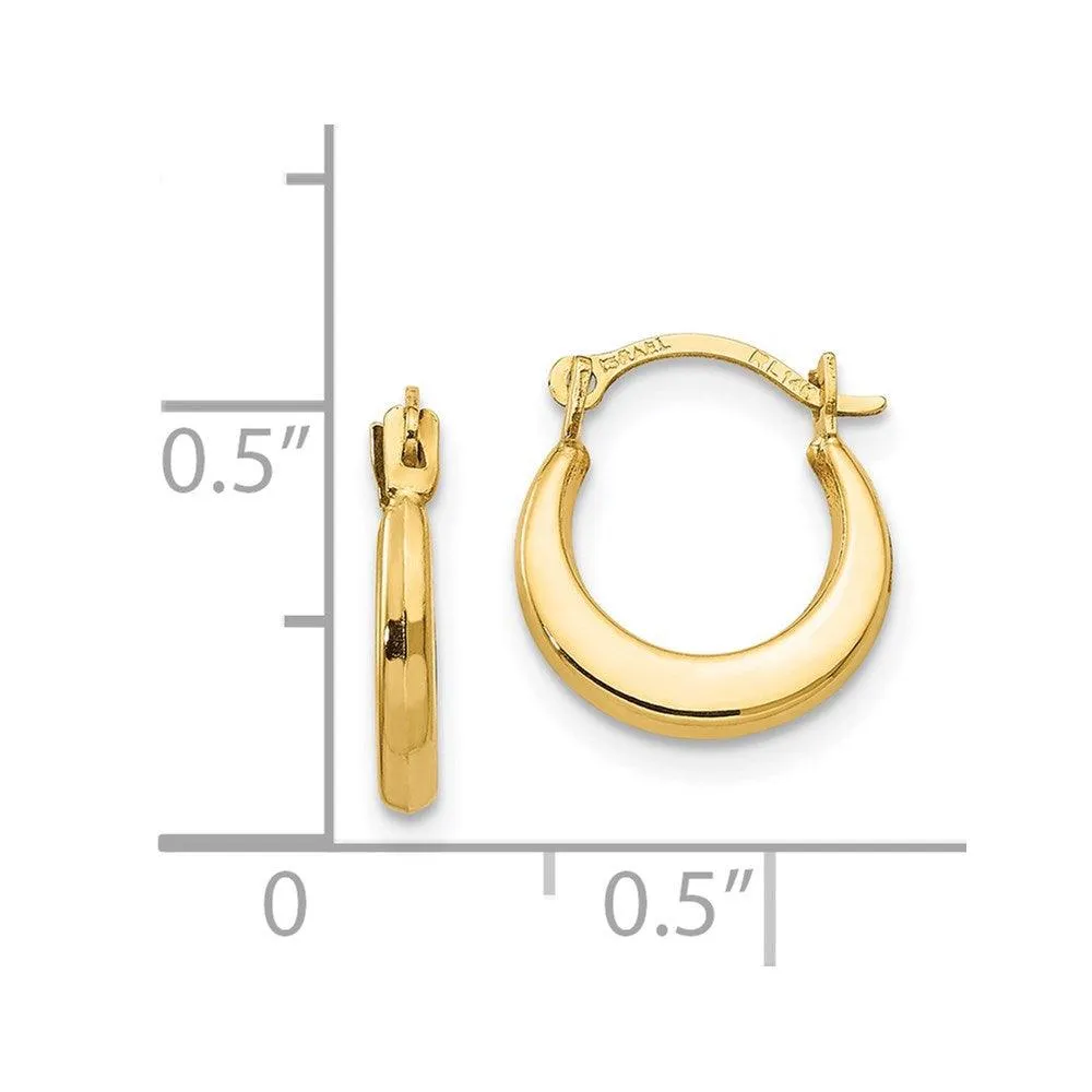 Madi K Kid's 14k  Small Hoop Earrings
