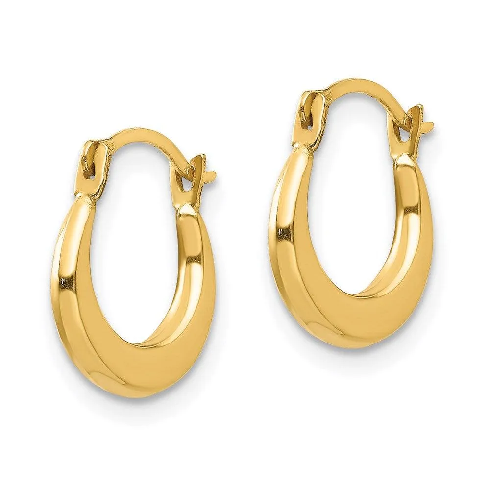Madi K Kid's 14k  Small Hoop Earrings