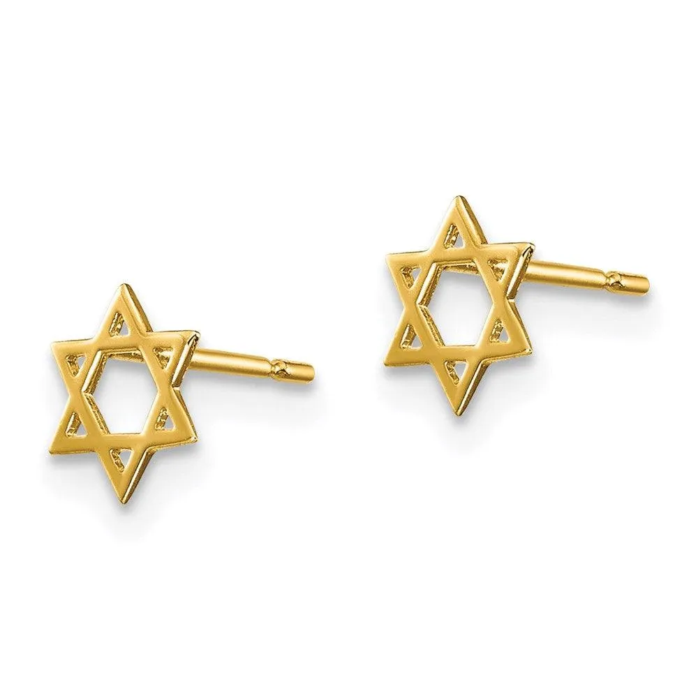 Madi K Kid's 14k   Star of David Post Earrings