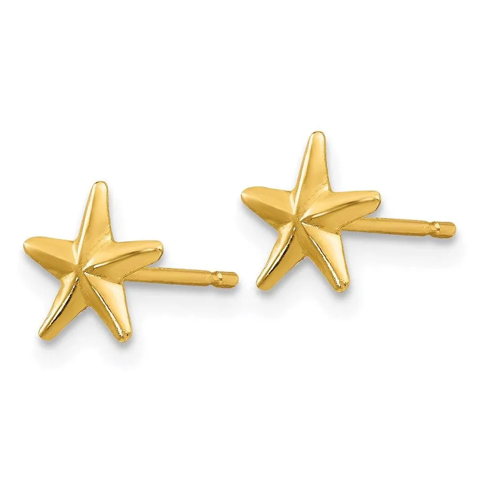 Madi K Kid's 14k  Star Post Earrings