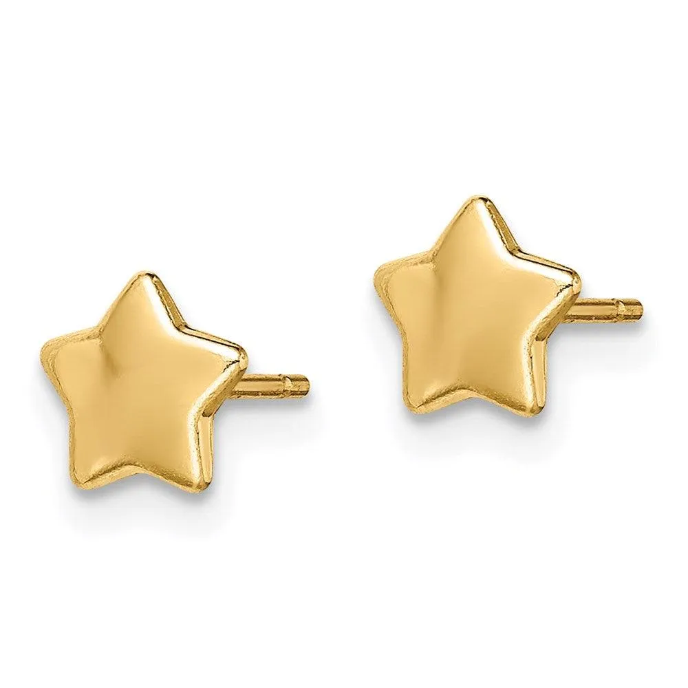Madi K Kid's 14k  Star Post Earrings