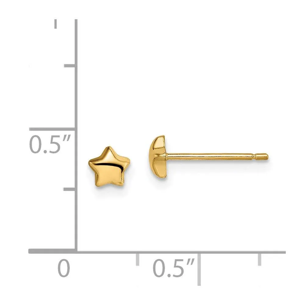 Madi K Kid's 14k  Star Post Earrings
