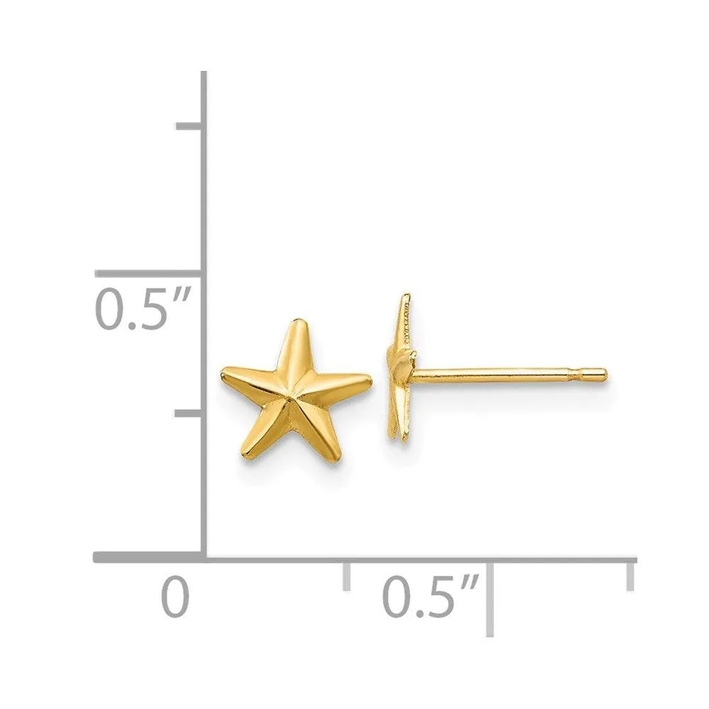 Madi K Kid's 14k  Star Post Earrings