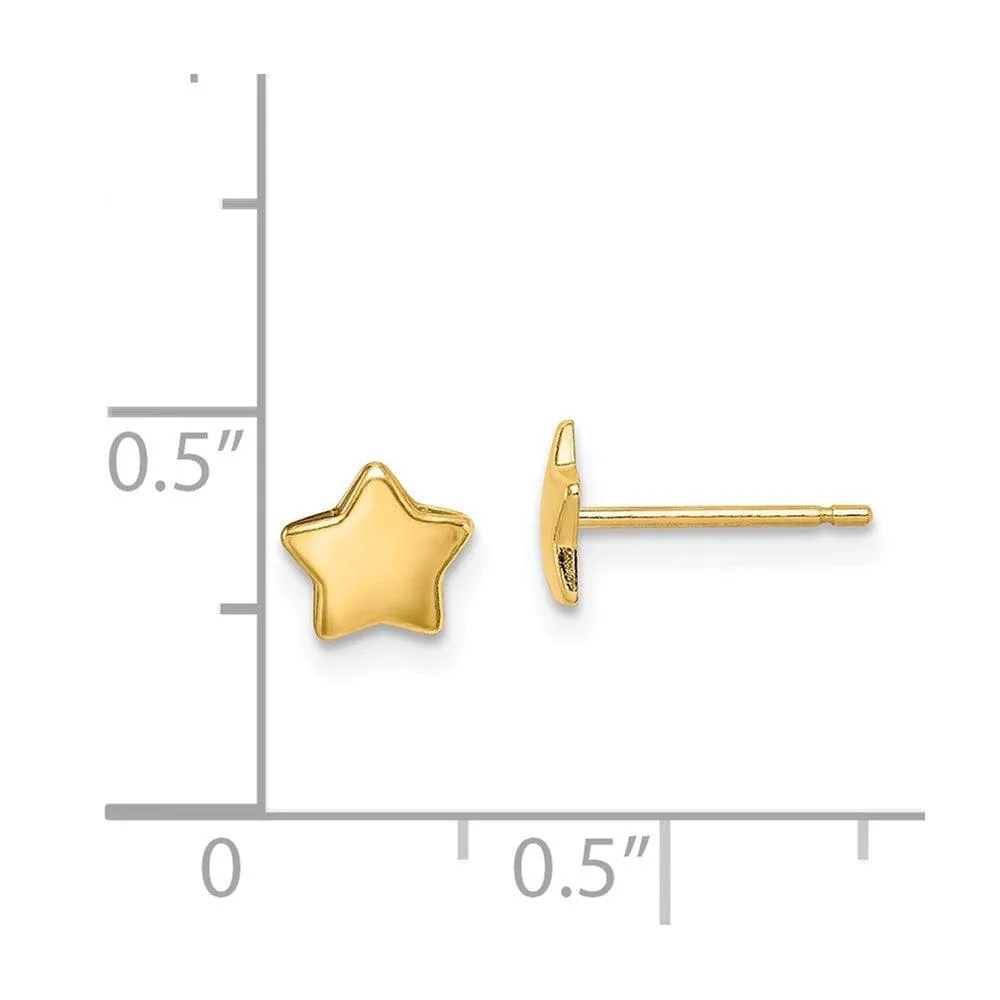 Madi K Kid's 14k  Star Post Earrings