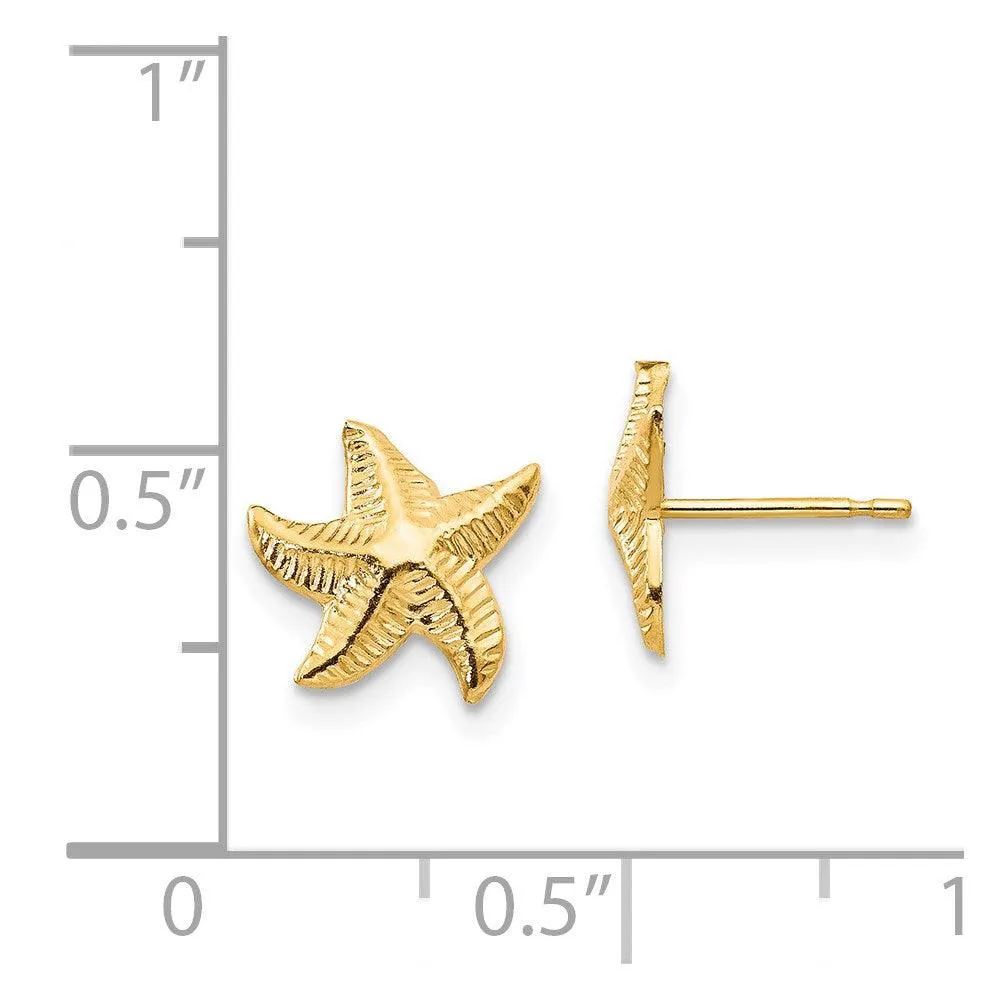 Madi K Kid's 14k  Starfish Post Earrings