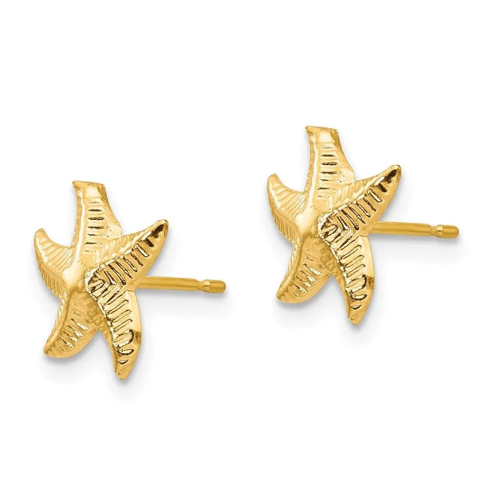 Madi K Kid's 14k  Starfish Post Earrings