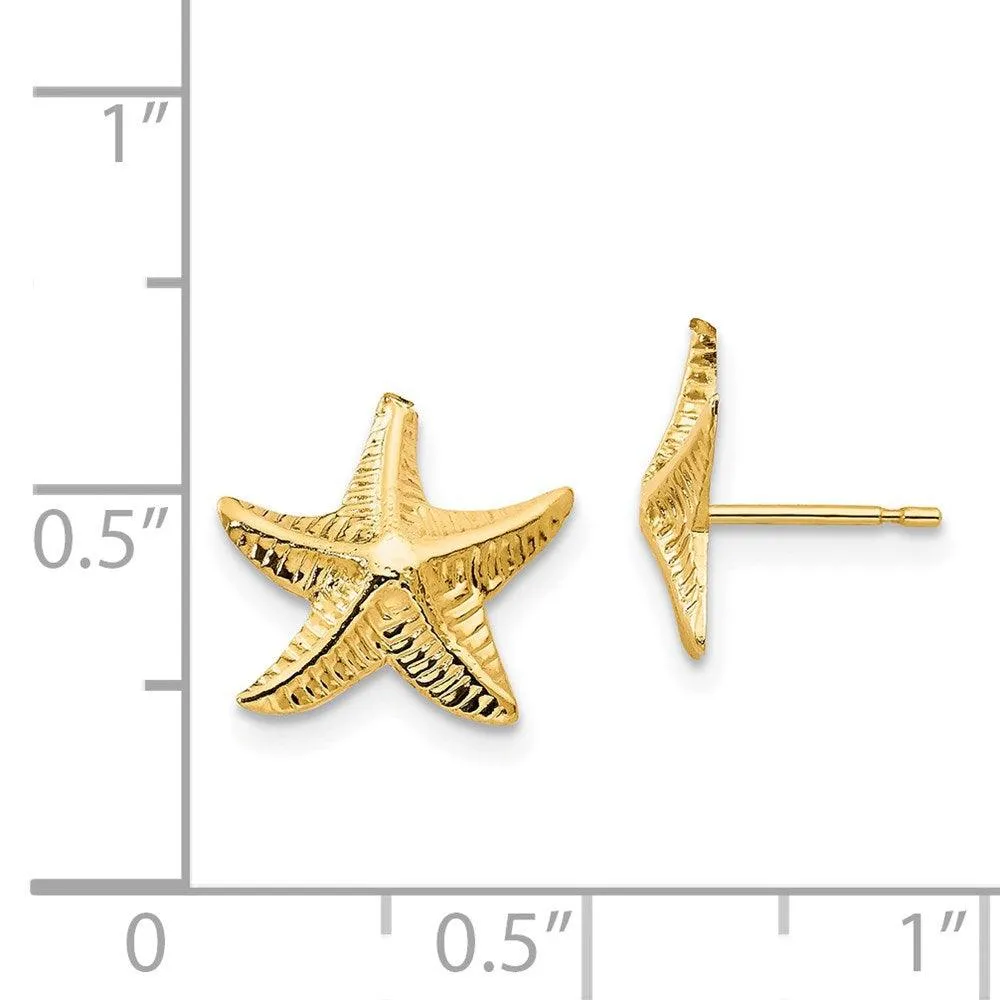 Madi K Kid's 14k  Starfish Post Earrings