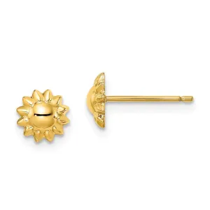 Madi K Kid's 14k  Sunflower Post Earrings
