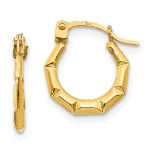 Madi K Kid's 14k  Tiny Hollow Hoop Earrings