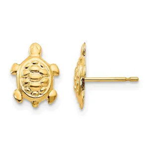 Madi K Kid's 14k  Turtle Post Earrings