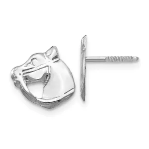 Madi K Kid's 14kw  Screwback Horse Post Earrings