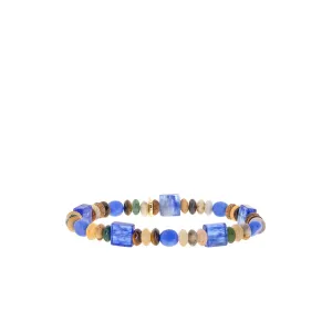 Marlyn Schiff Semi Precious Multi-Shape Beaded Stretch Bracelet