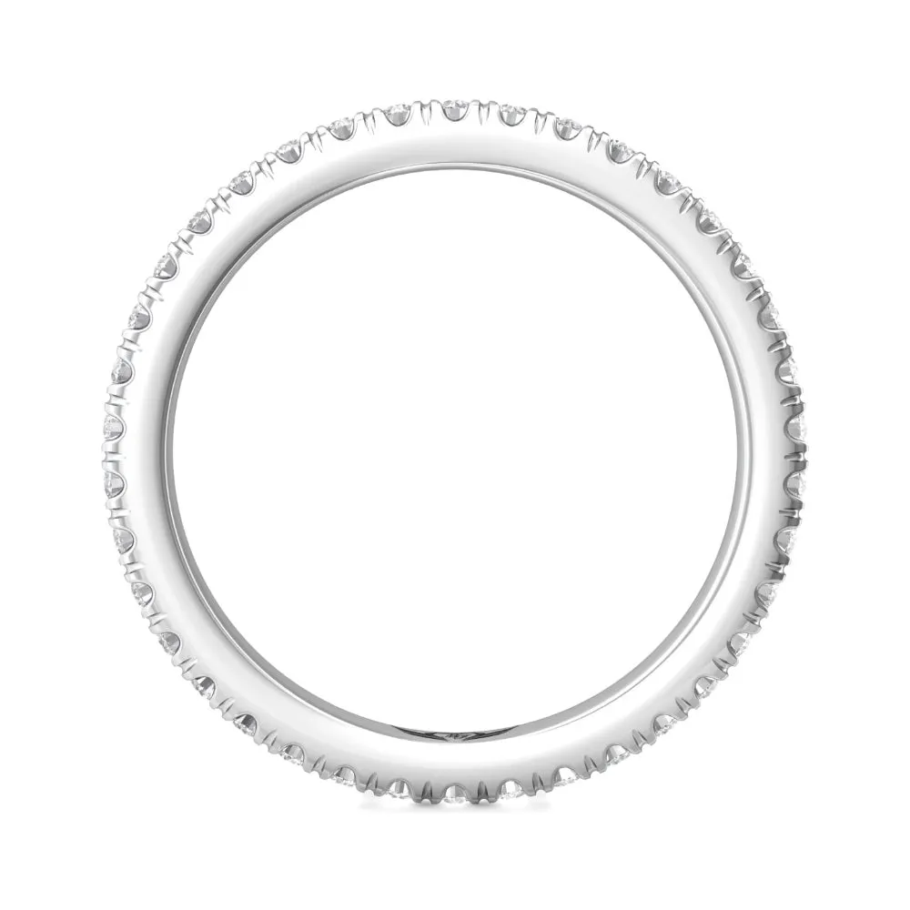 Martin Flyer 14k Micropav Diamond Eternity Band