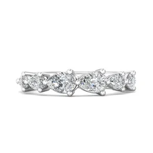 Martin Flyer 14k Pear Shape Diamond Band