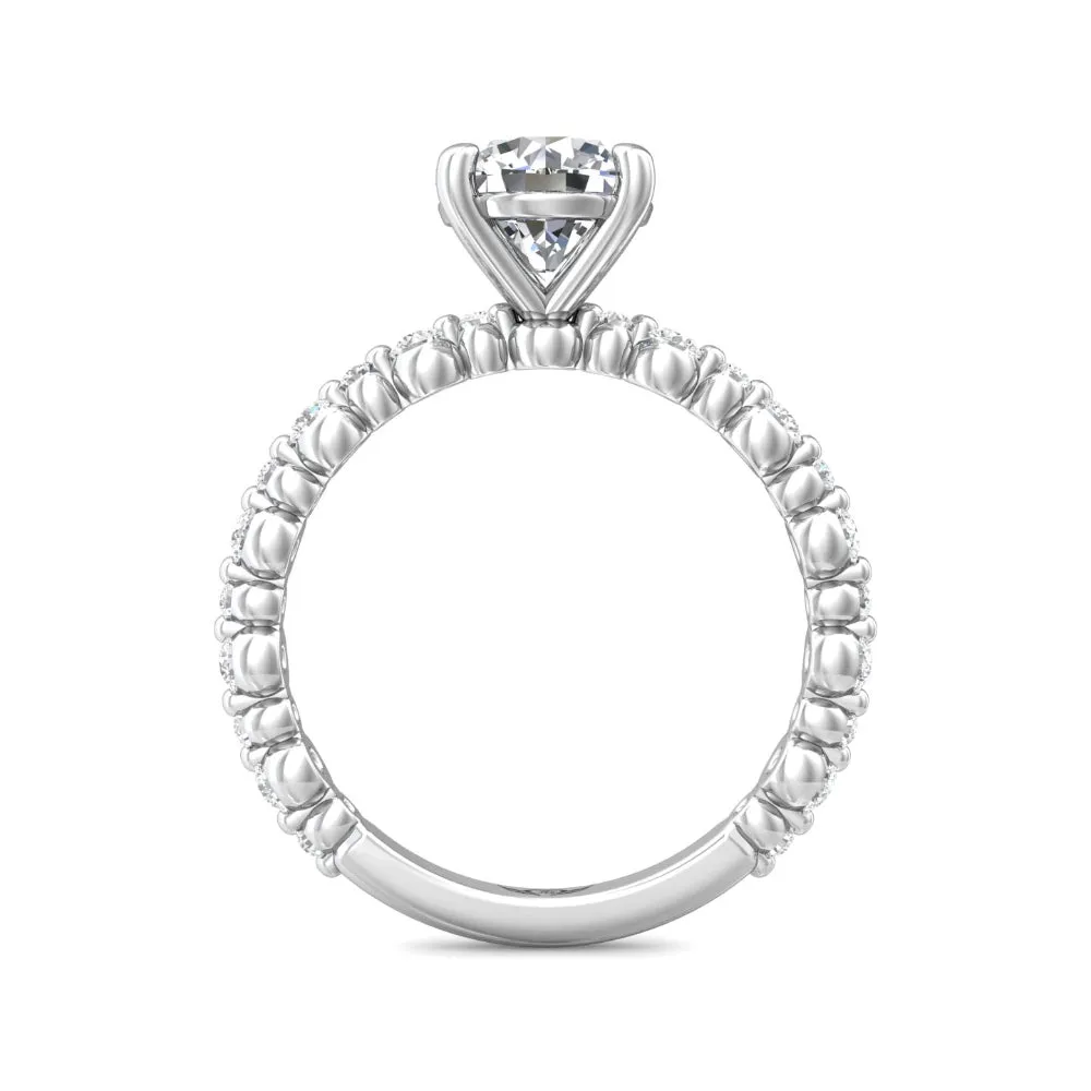 Martin Flyer 14k Round Diamond Engagement Ring