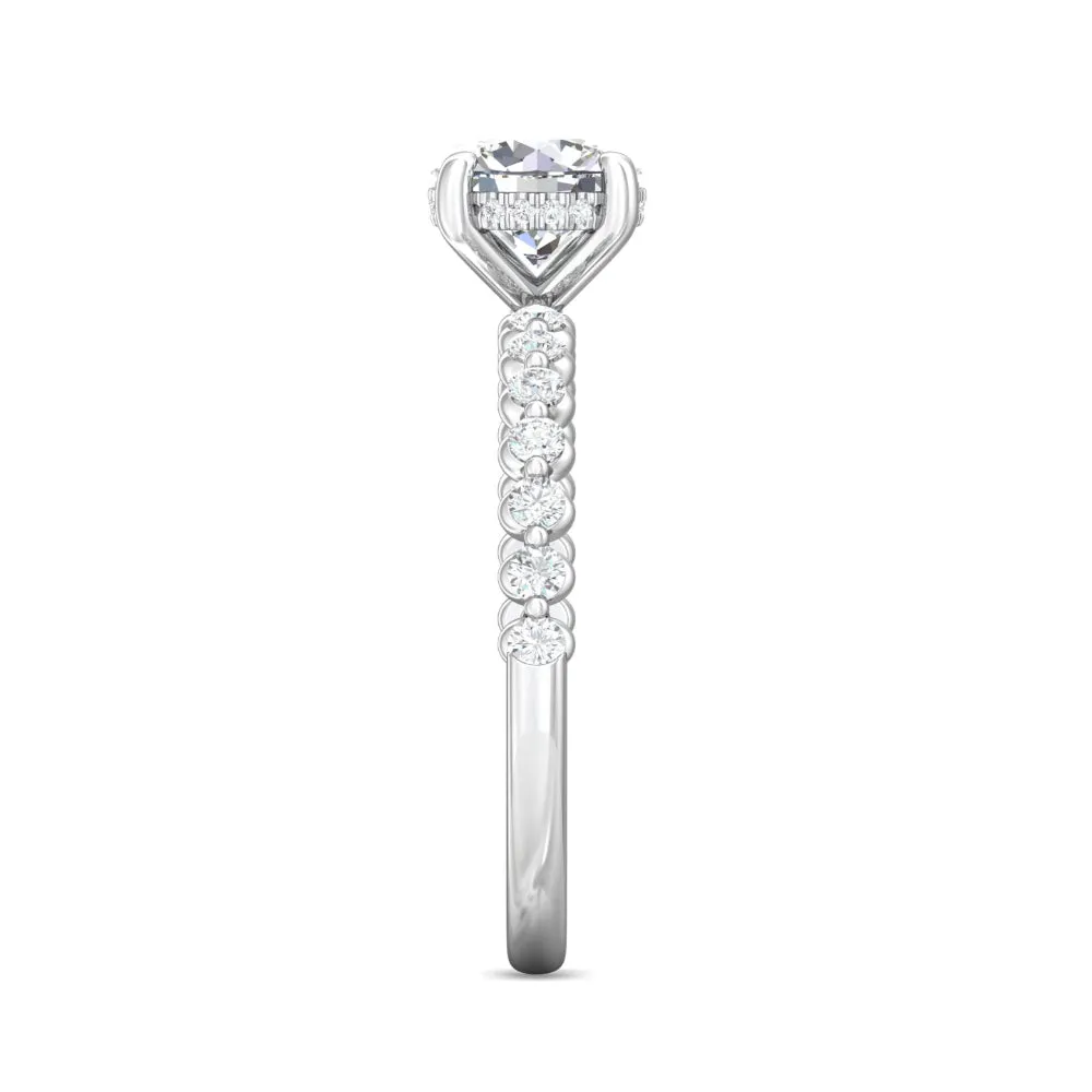 Martin Flyer 14k Round Diamond Engagement Ring