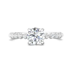 Martin Flyer 14k Round Diamond Engagement Ring