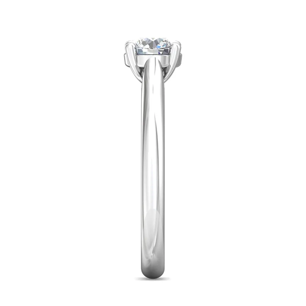 Martin Flyer 14k Round Diamond Solitaire Engagement Ring