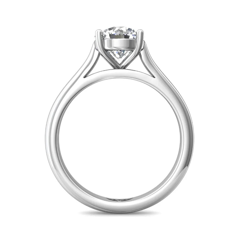 Martin Flyer 14k Round Diamond Solitaire Engagement Ring