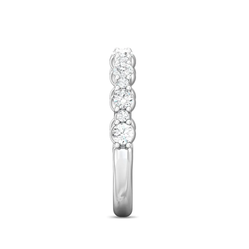Martin Flyer 14k Round Diamond Wedding Band