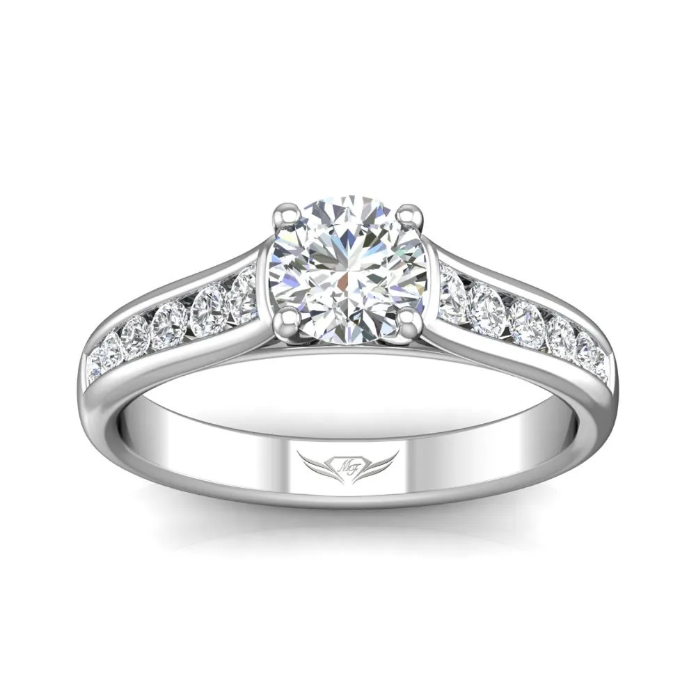 Martin Flyer FlyerFit Channel Set Engagement Ring