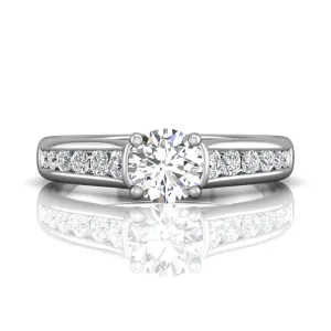 Martin Flyer FlyerFit Channel Set Engagement Ring