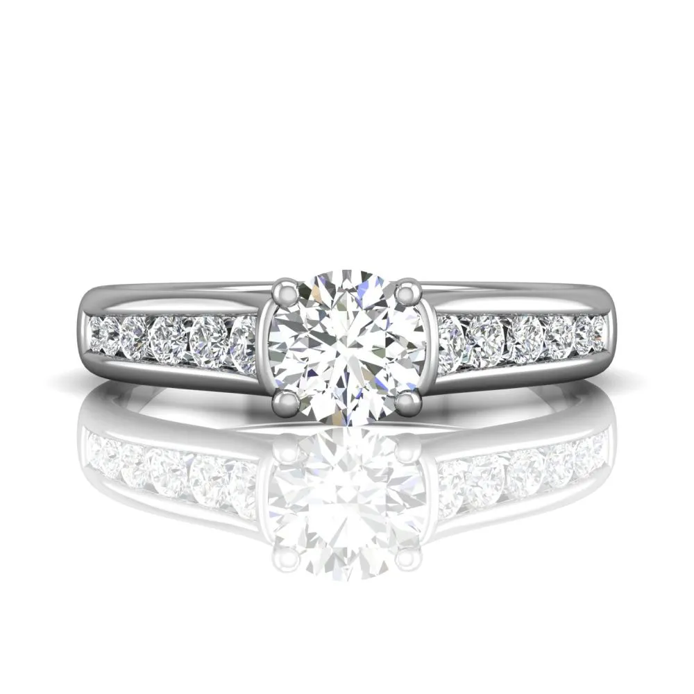 Martin Flyer FlyerFit Channel Set Engagement Ring