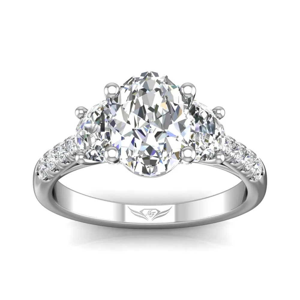 Martin Flyer FlyerFit Encore Three Stone Engagement Ring