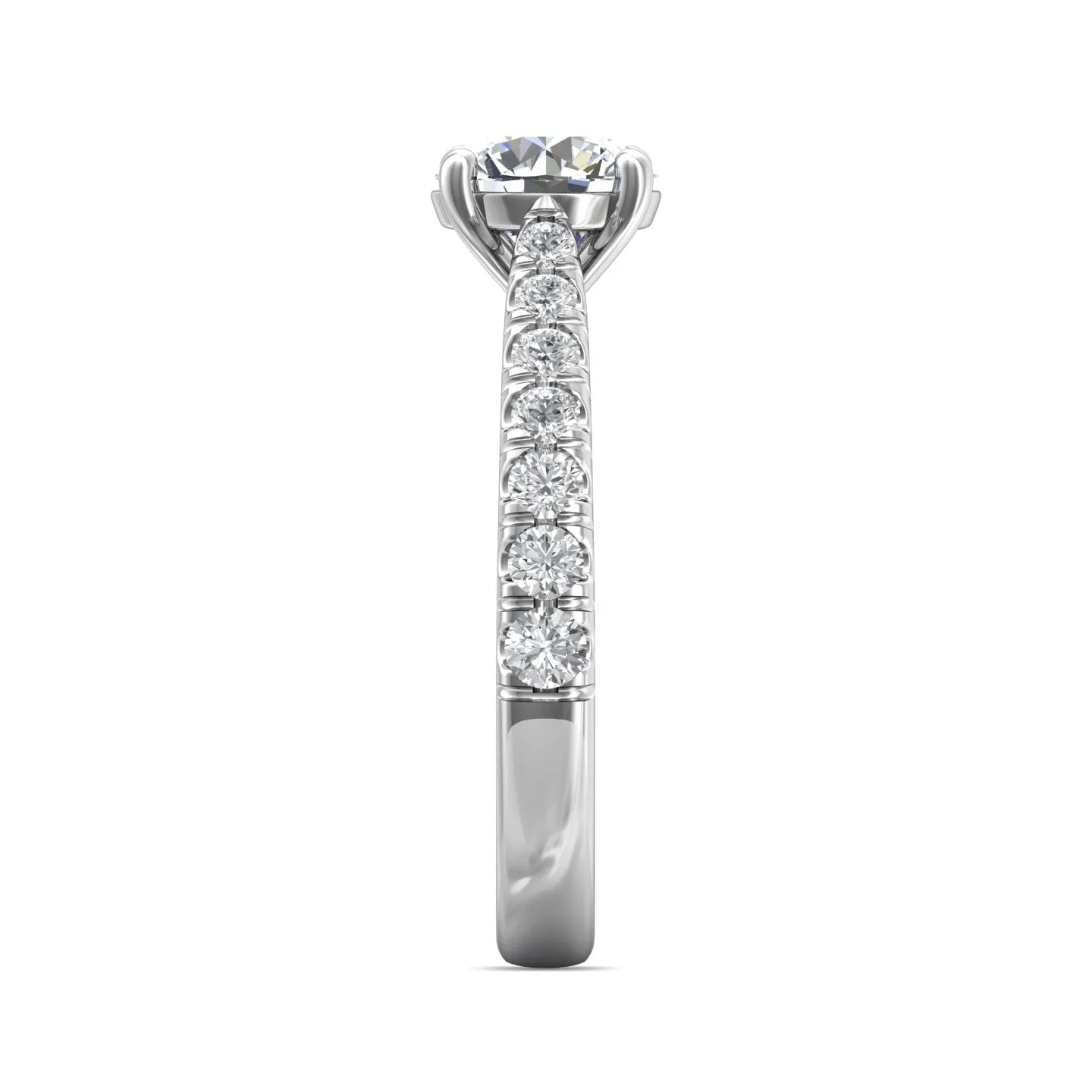 Martin Flyer FlyerFit Micropave Engagement Ring