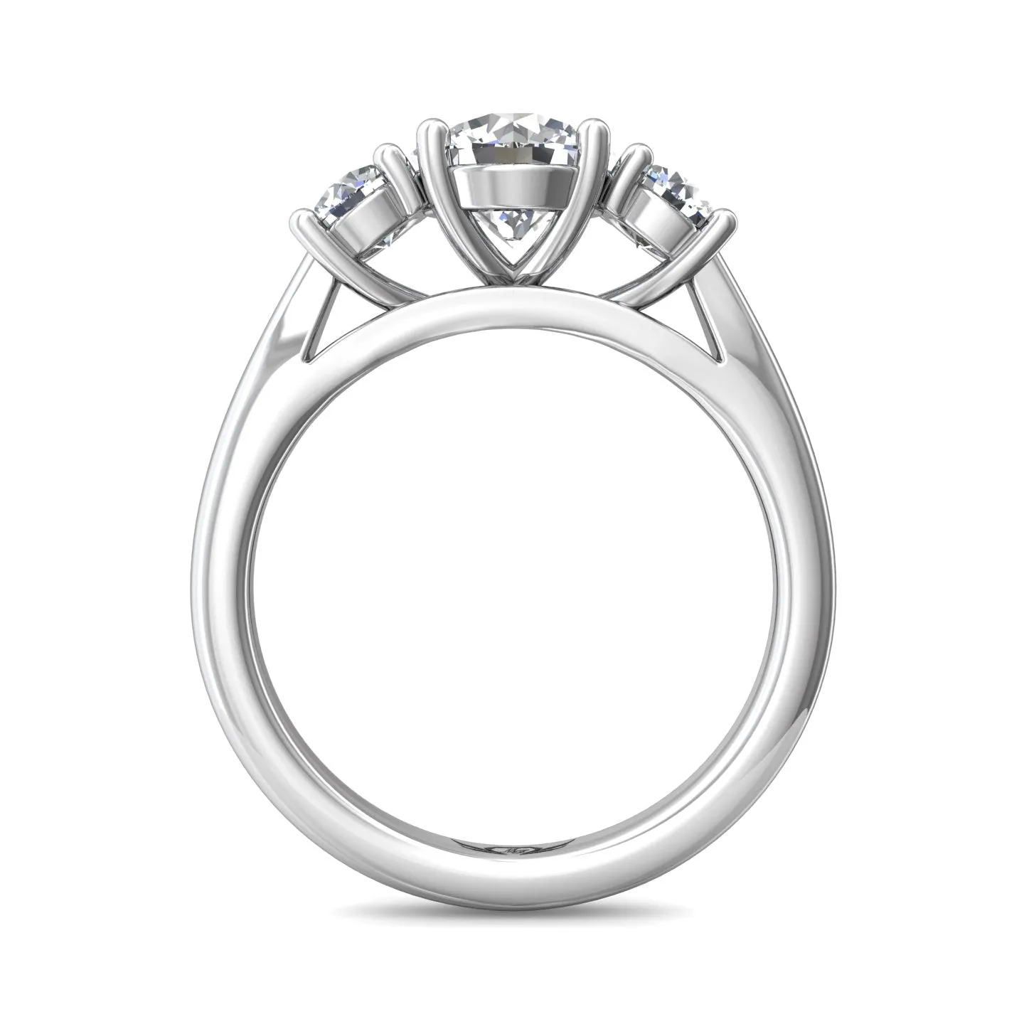 Martin Flyer FlyerFit Three Stone Engagement Ring