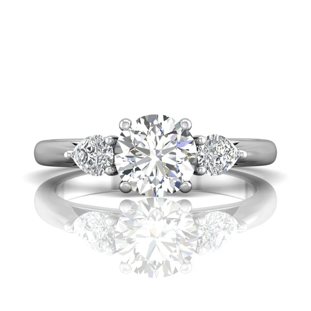 Martin Flyer FlyerFit Three Stone Engagement Ring