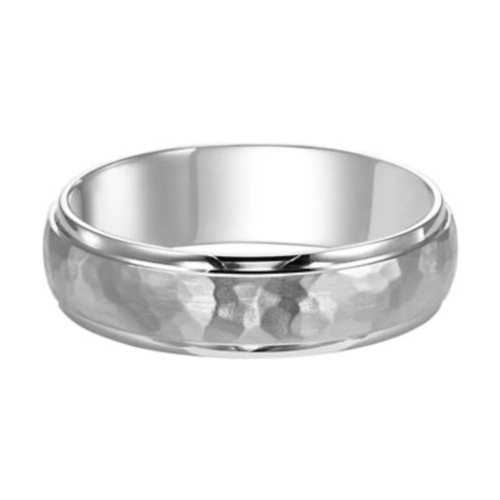 Men's 14k Gold Carved Wedding Band