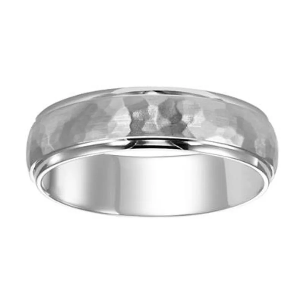 Men's 14k Gold Carved Wedding Band