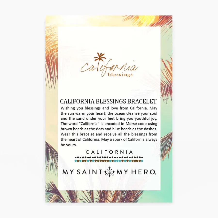 My Saint My Hero California Blessing Bracelet