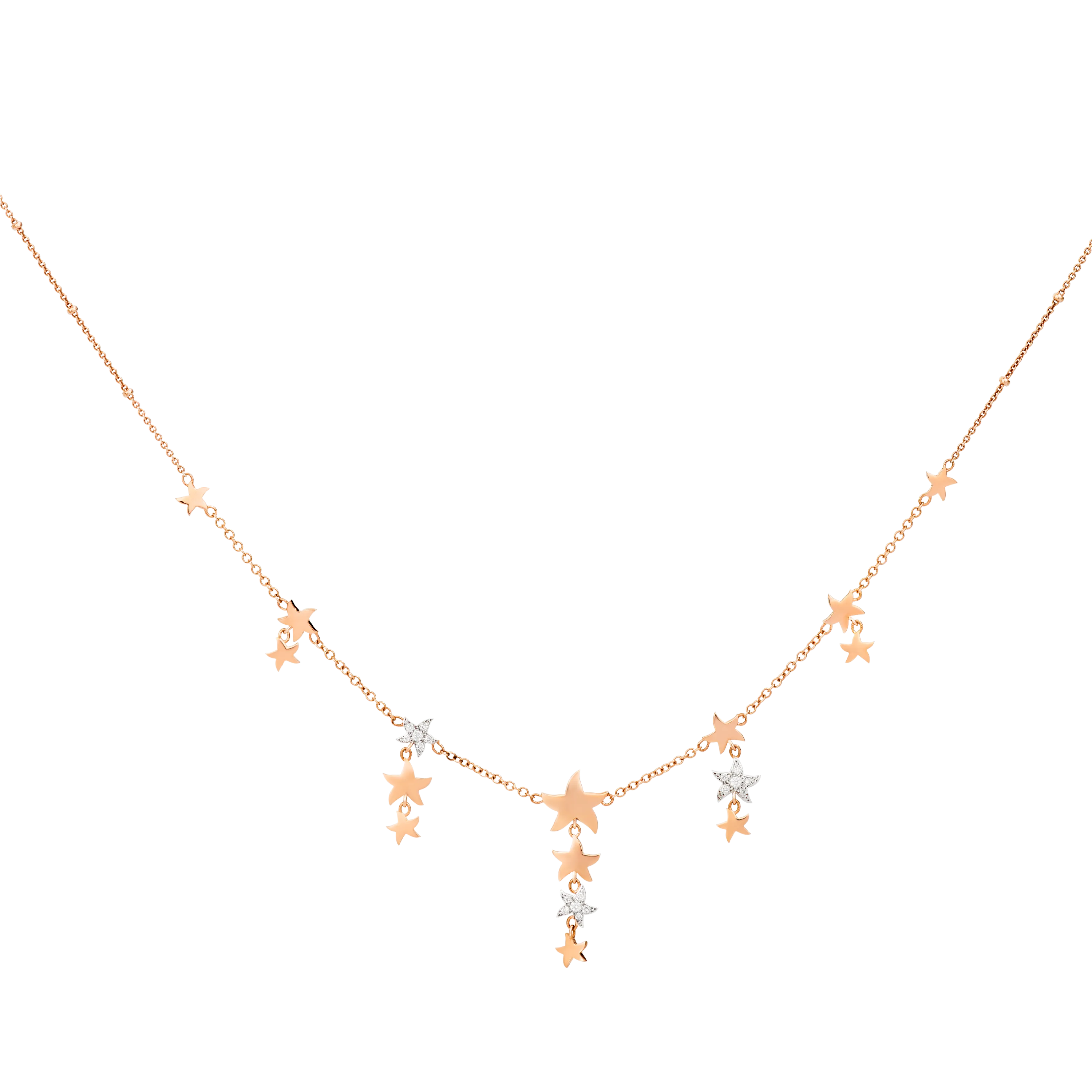 Necklace with stars